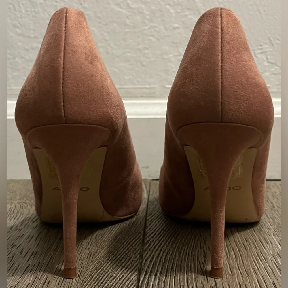 Aldo Praline Suede 3 7/8” Stiletto Women’s Heels size 7.5 - Picture 2 of 5